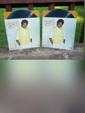 Vintage 1983 Michael Jackson 'Human Nature' Folders (2)